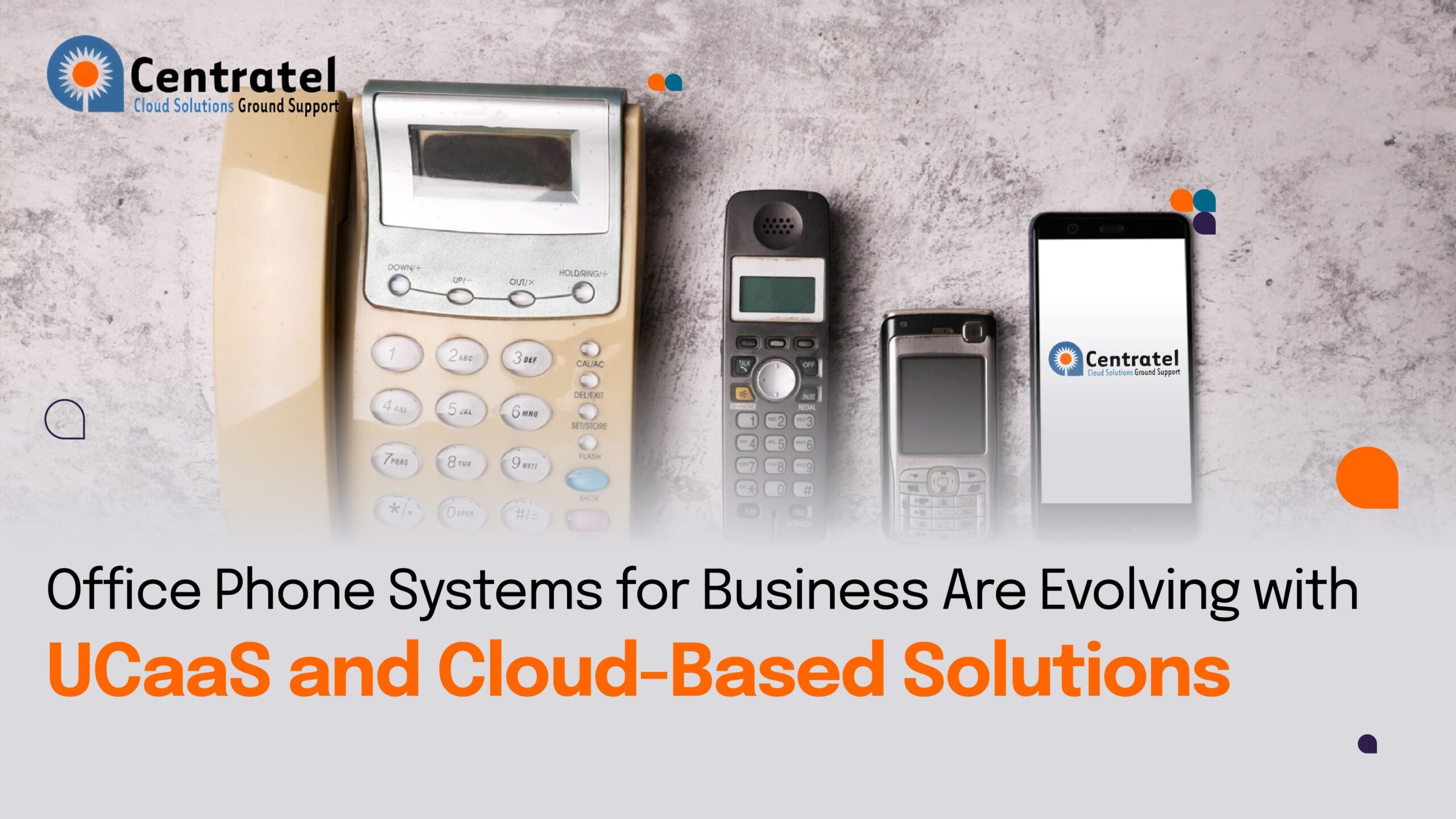 An example of the evolution in office phone systems for business during these years